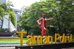 Taman Potret, a City Tourism Icon with Artistic Beauty in Tangerang