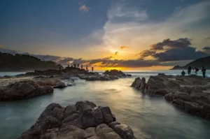Wediombo Beach, a White Sand Beach with Stunning Natural Charm in Yogyakarta